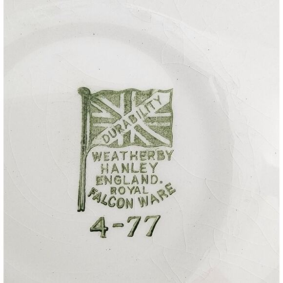Weatherby Hanley England Royal Falcon Ware Song of Scotland 5" Plate VTG 1977 - Picture 3 of 3